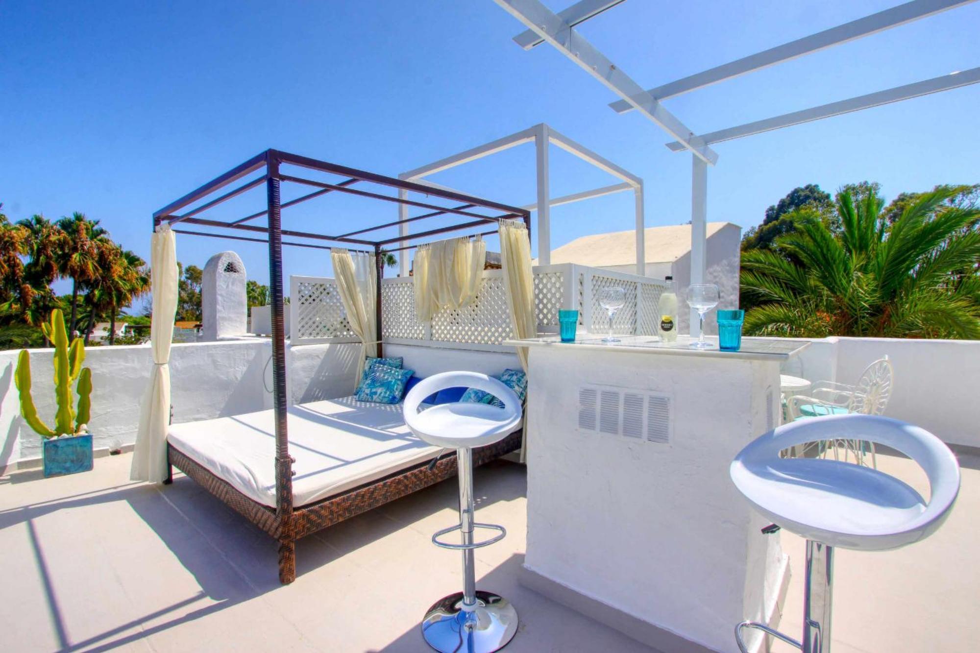 1108 Beachfront 2 Apartments With Roofterrace 80Mtrgt Beach 3 Pools Marbella Luaran gambar